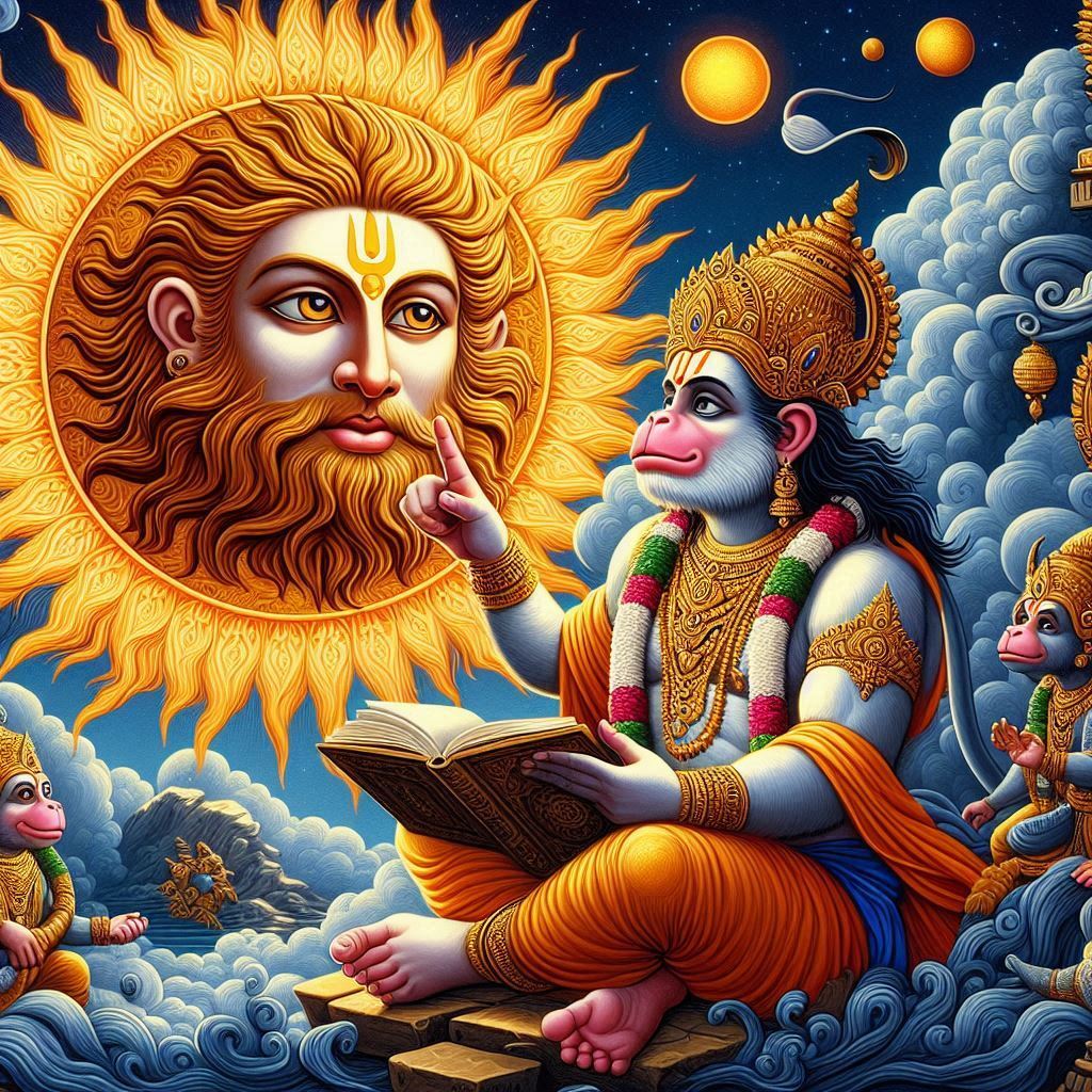 Lord sun and Hanumanji